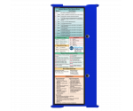 WhiteCoat Clipboard® Trifold - Blue Physical Therapy Edition